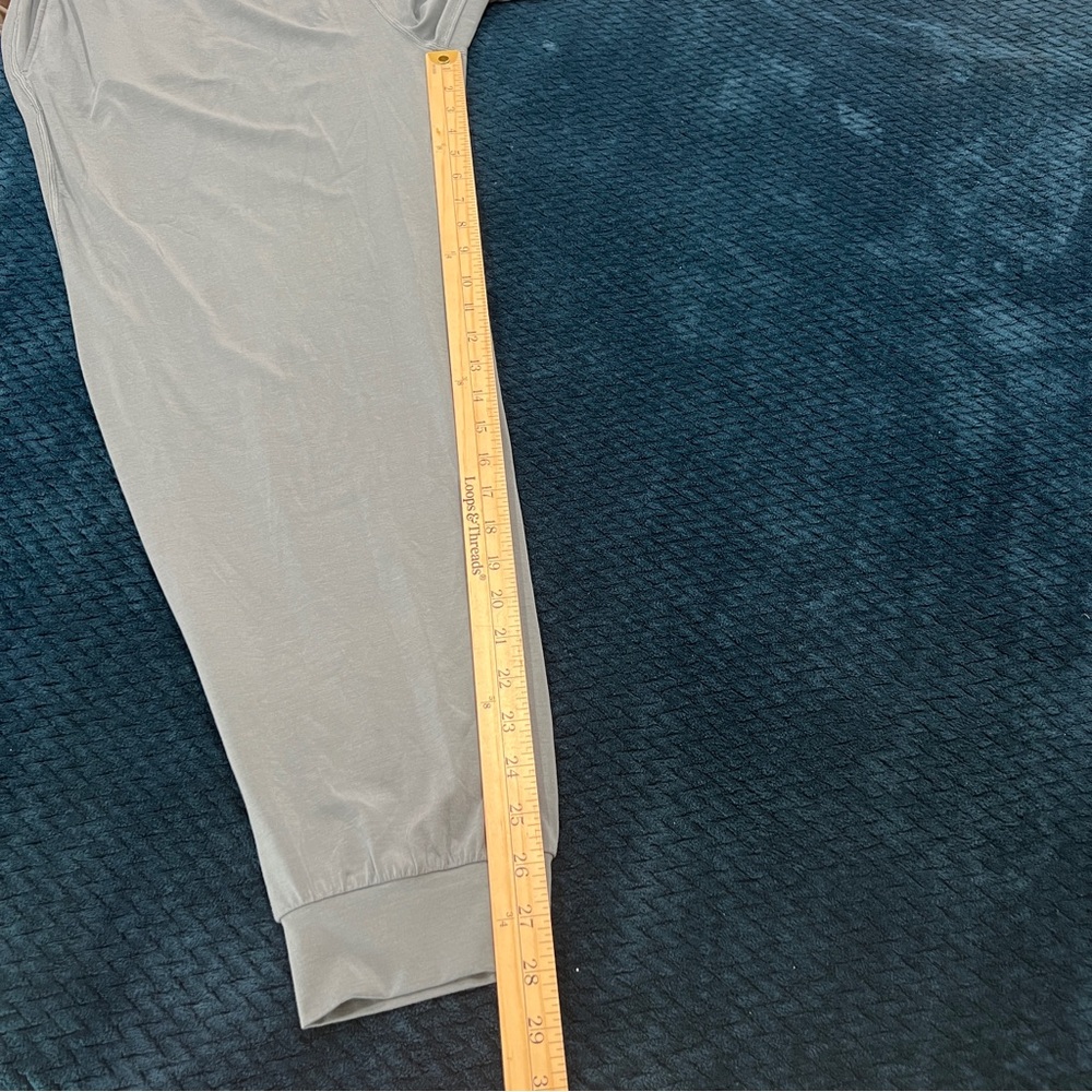Women’s Slate Blue Jogger Track Pants - Drawstring Waist - Picture 14 of 16